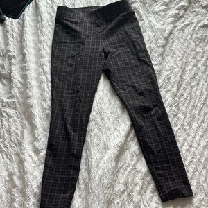 Plaid stretchy Loft pants